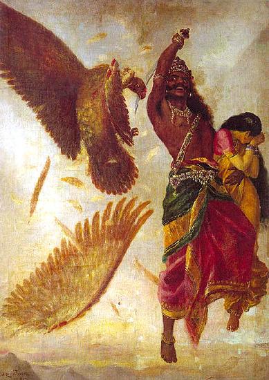 Raja Ravi Varma Jatayu Vadham